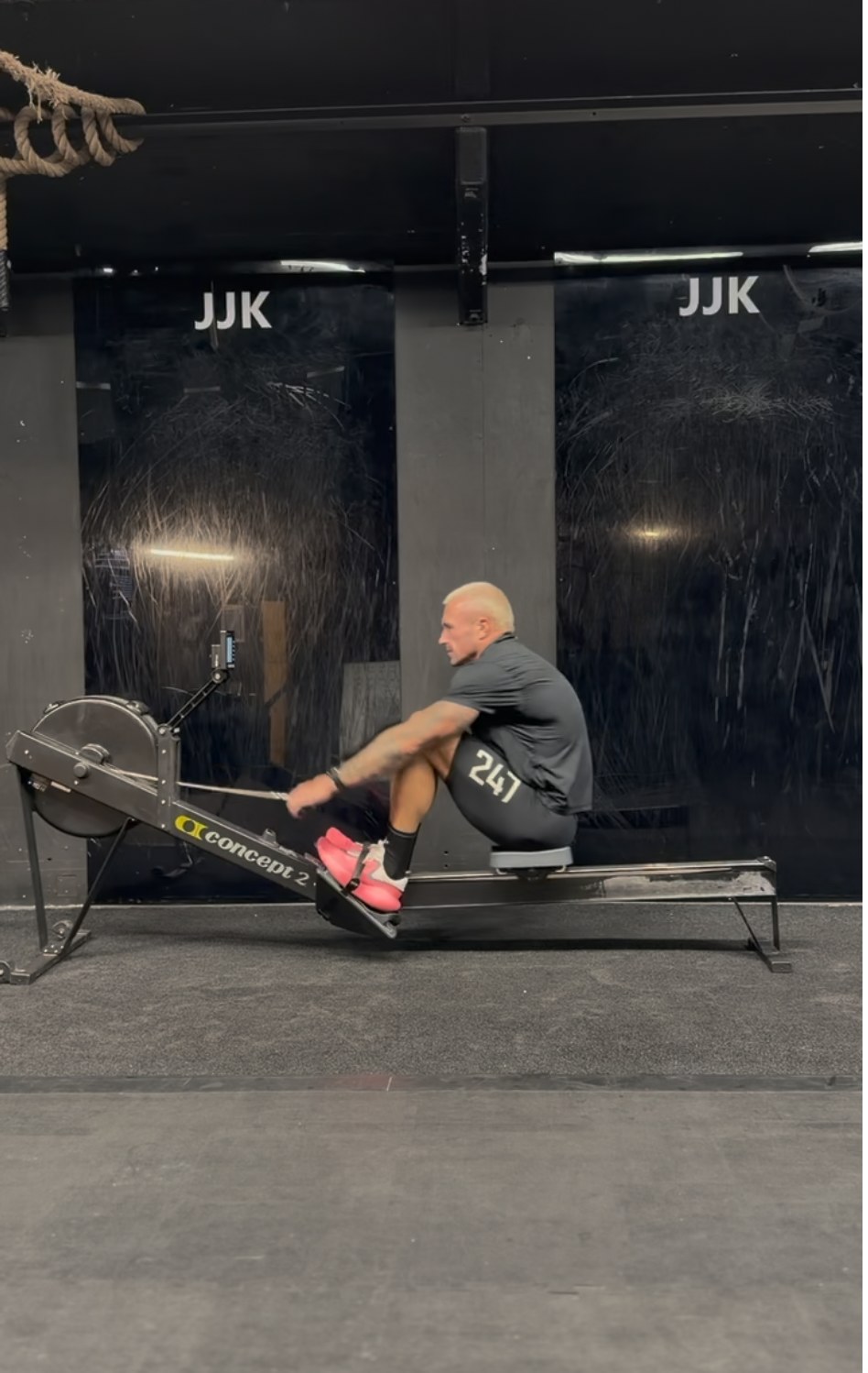Danny Marshall training in the gym